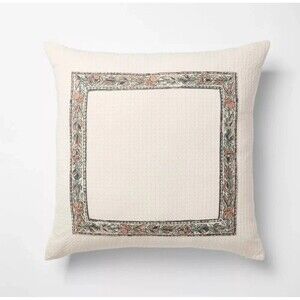 Oversized Square Border Pattern Cream - Threshold Design with Studio McGee